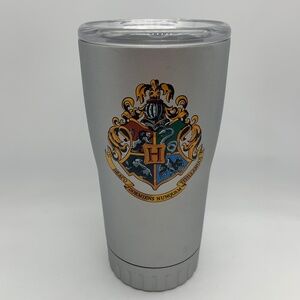 Harry Potter Hogwarts Emblem Metal Travel Thermos Cup Warner Bros.